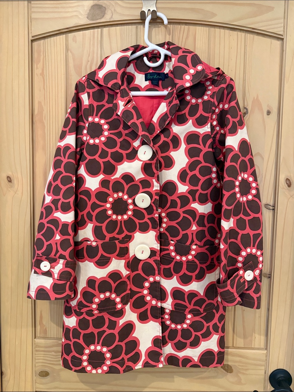 🌸🌸 Boden MOD Trench Coat 100% Cotton Fully Lined EUC